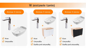 Bateria nablatowa Łazienkowa chrom kwadrat wysoki kran 24x16cm Mosiądz 12