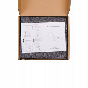 Bateria nablatowa Łazienkowa chrom prostokątna kran 13x13 cm Mosiądz Omeble 8