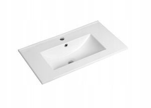 Umywalka naszafkowa 70x39x17 biała prostokątna ceramiczna Omeble 5