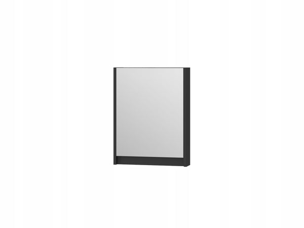 Szafa szafka łazienkowa wisząca z lustrem 50 cm czarny mat. OMEBLE 9