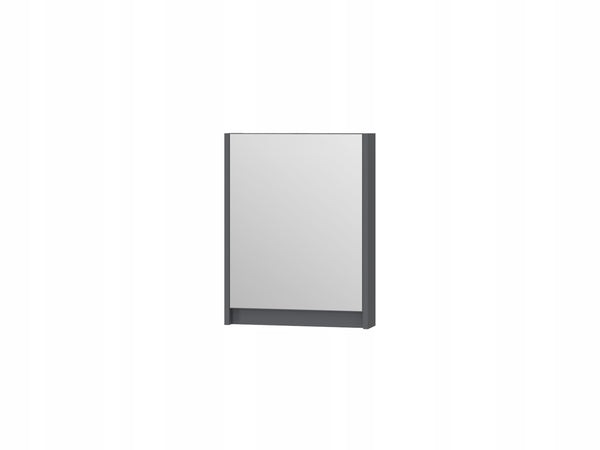 Szafa szafka łazienkowa wisząca z lustrem 50 cm antracyt mat. OMEBLE 9