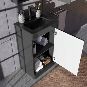 Umywalka naszafkowa 500 x 390 x 175 CZARNA MATOWA ceramiczna Omeble 6