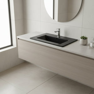 Umywalka naszafkowa 500 x 390 x 175 CZARNA MATOWA ceramiczna Omeble 4