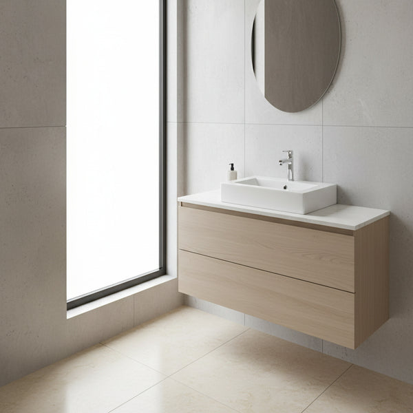 Umywalka naszafkowa 51x39x17 biała prostokątna ceramiczna Omeble 4