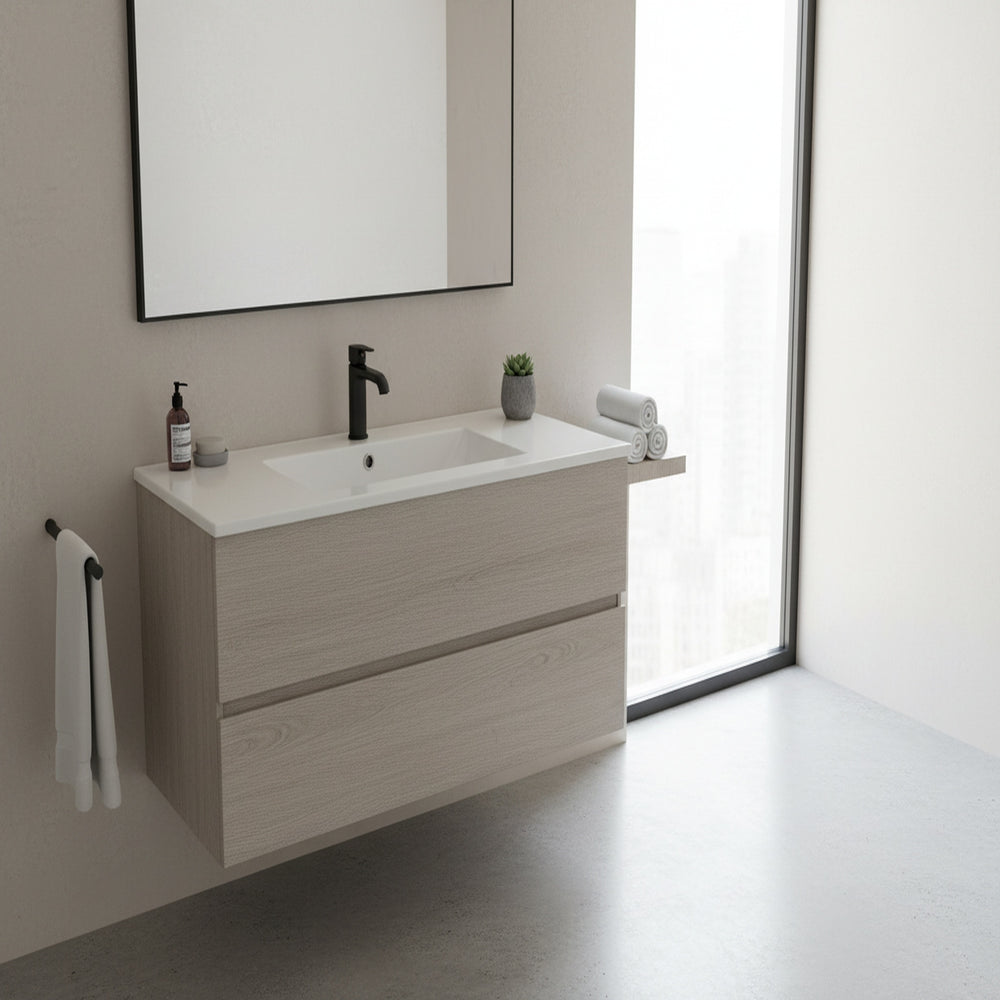 Umywalka naszafkowa 60x39x17 biała prostokątna ceramiczna Omeble
