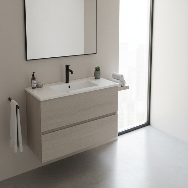 Umywalka naszafkowa 60x39x17 biała prostokątna ceramiczna Omeble