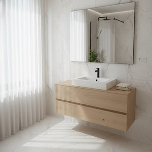 Umywalka naszafkowa 51x39x17 biała prostokątna ceramiczna Omeble 2