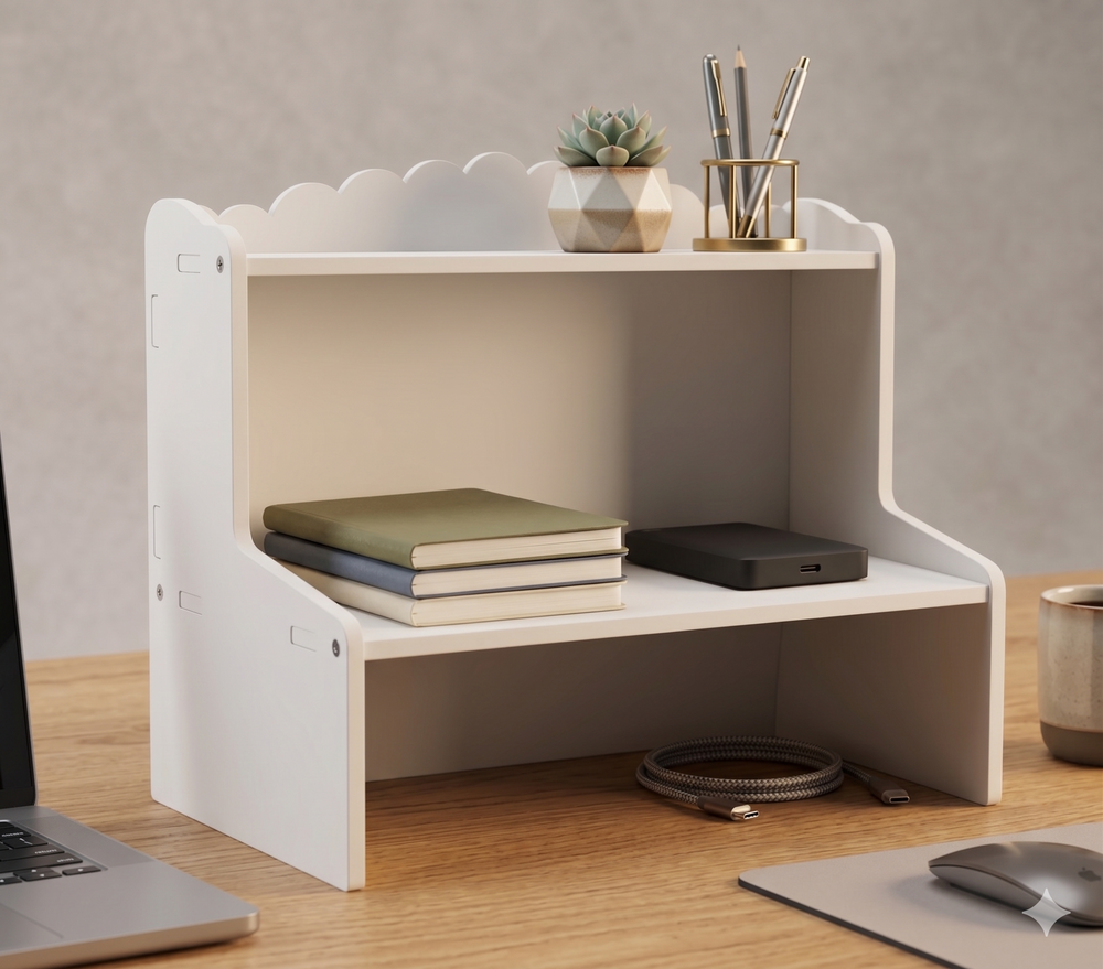 Segregator Organizer podstawka na stół / biurko / do kuchni PVC 39cm