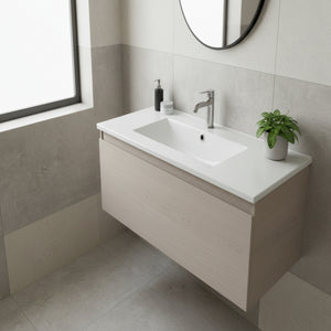 Umywalka naszafkowa 70x39x17 biała prostokątna ceramiczna Omeble 4