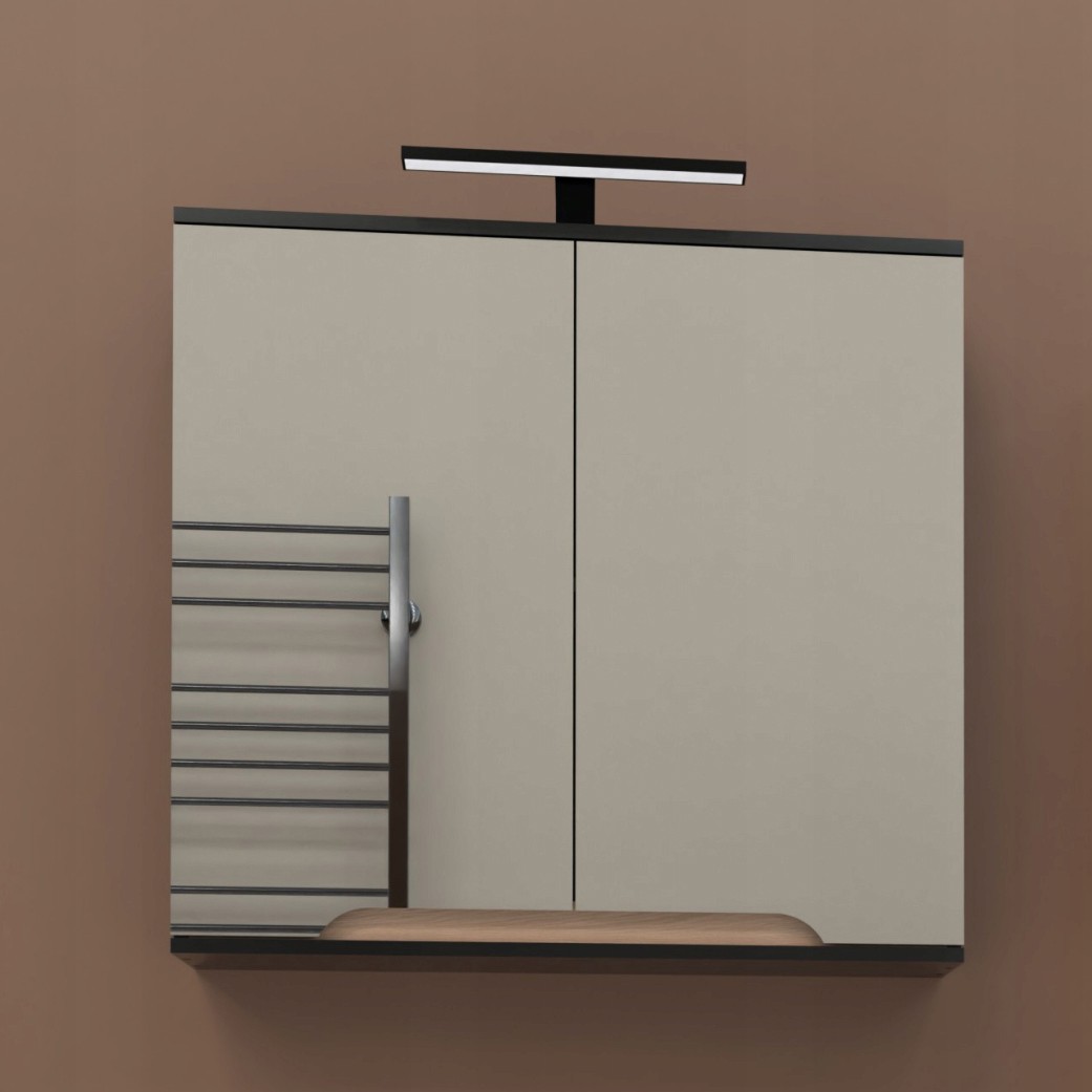 szafka-z-lustrem-dwudrzwiowa-60x16x75-czarny-dab-z-lampa-led-40cm-5 szafka-z-lustrem-dwudrzwiowa-60x16x75-czarny-dab-z-lampa-led-40cm-5